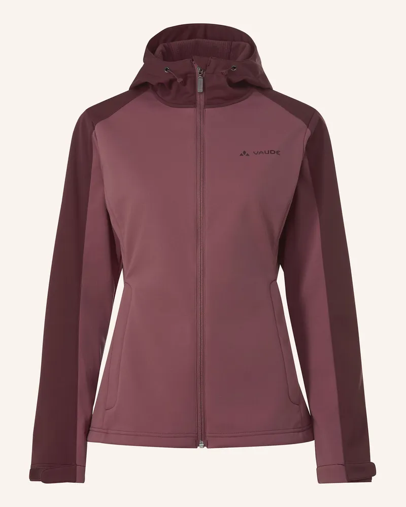 Vaude Softshell-Jacke W Manang Softshell Jacket rot Dunkelrot