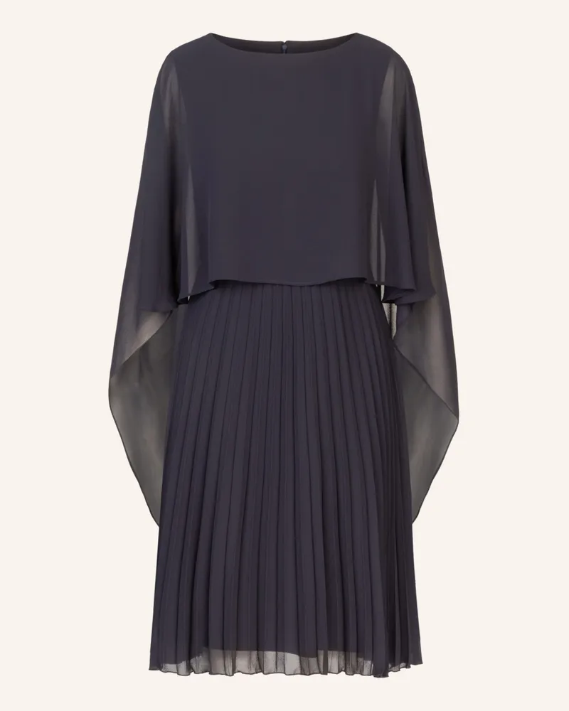 Apart Cocktailkleid mit Chiffoncape Dunkelblau