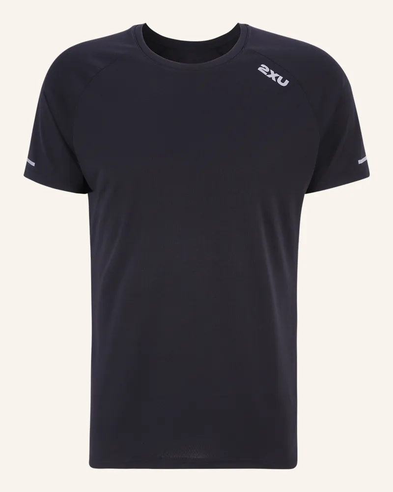 2XU Laufshirt Aero Tee schwarz Schwarz