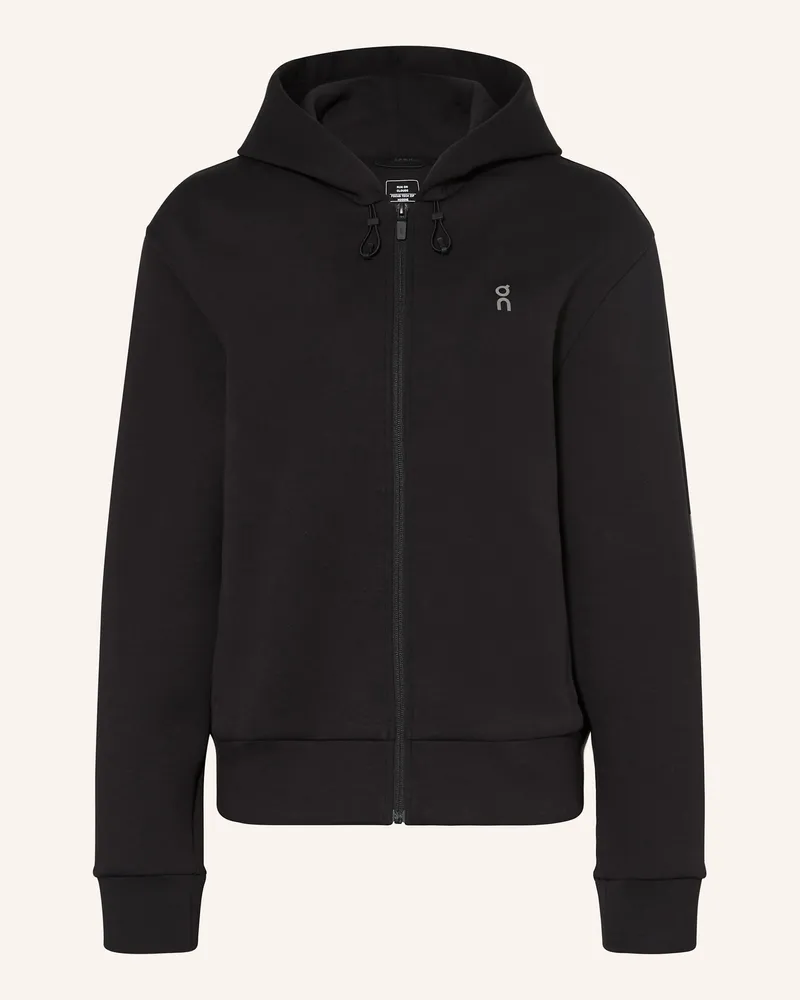 ON Sweatjacke Focus Tech schwarz Schwarz