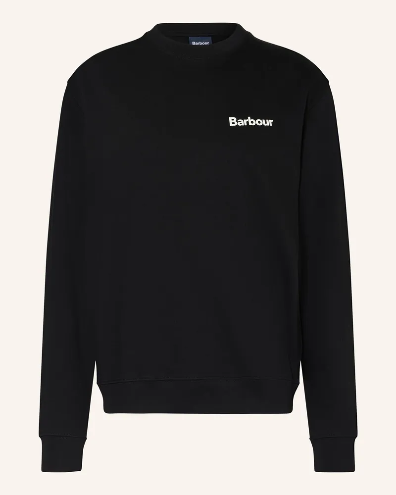 Barbour Sweatshirt FIRBANK Schwarz