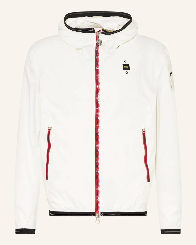 Blauer Windbreaker DODGE Weiss