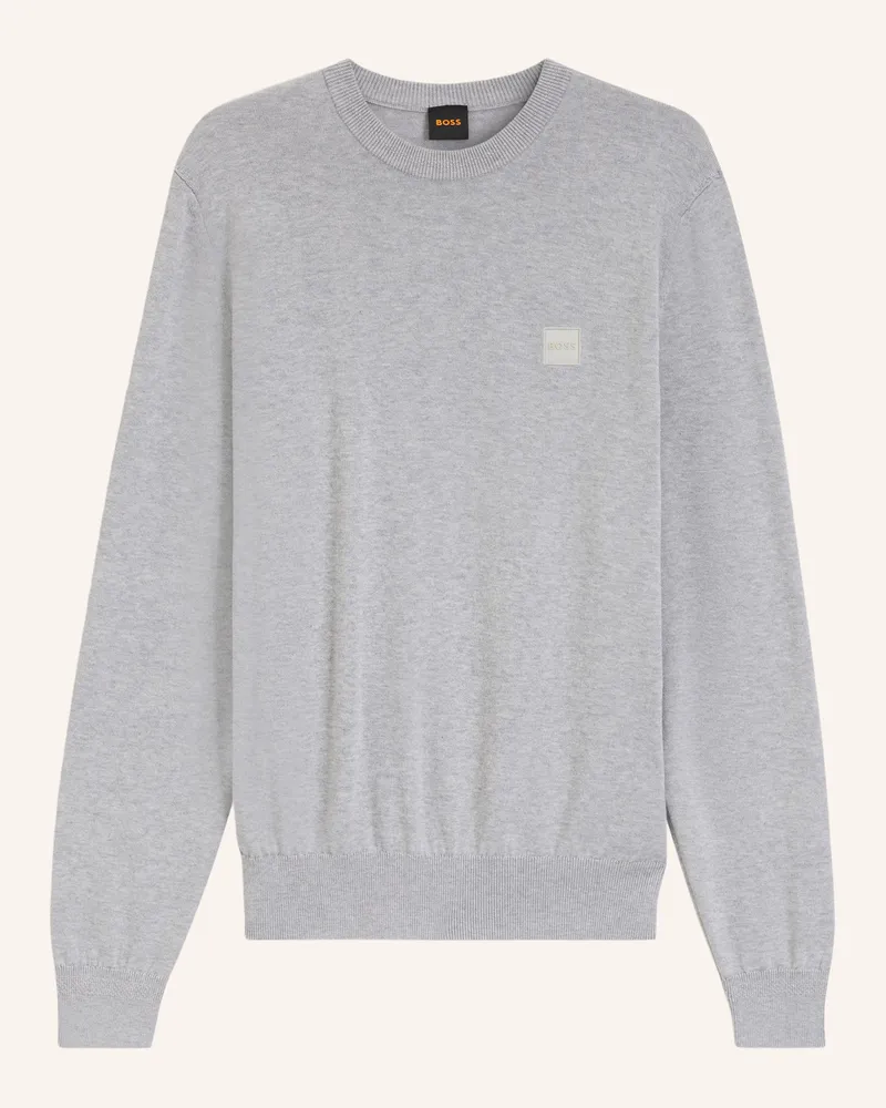 HUGO BOSS Pullover Kanovano grau Grau
