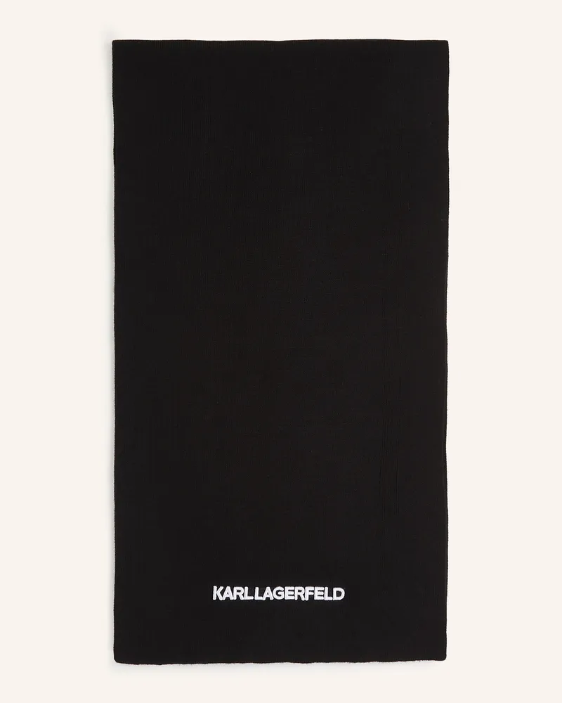 Karl Lagerfeld Schal schwarz Schwarz