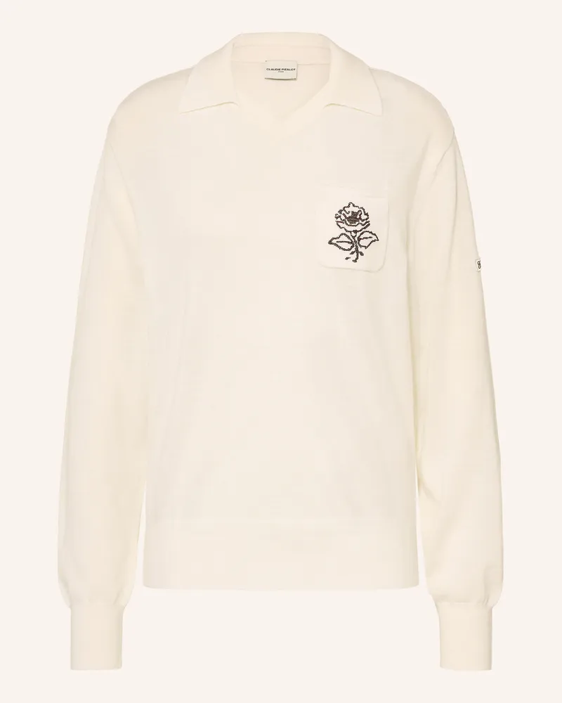 Claudie Pierlot Pullover weiss Weiss