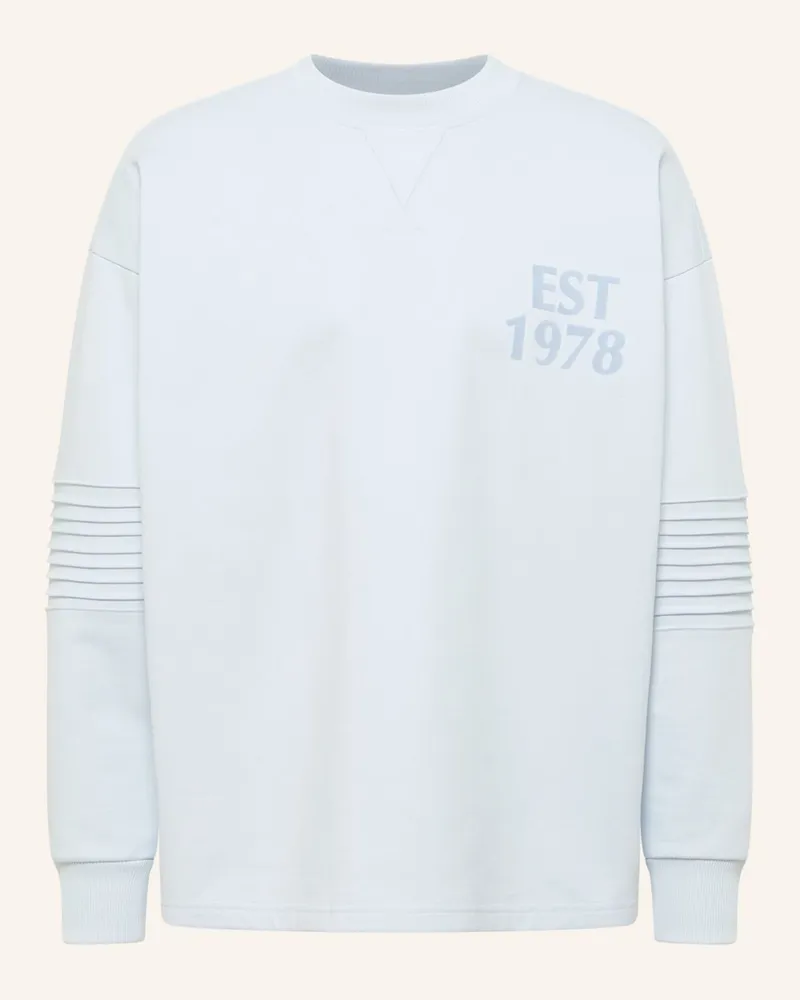 Carlo Colucci Sweatshirt - Clean Capsule Faustini blau Hellblau