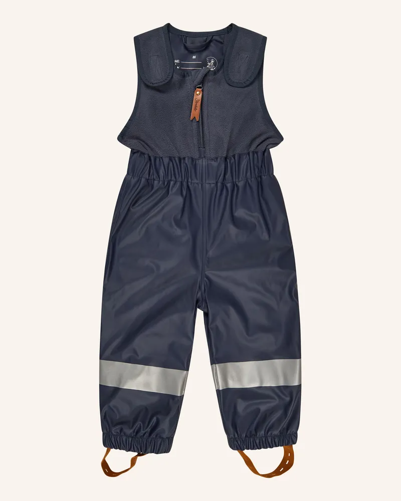 Sterntaler Regenhose gefüttert uni Blau