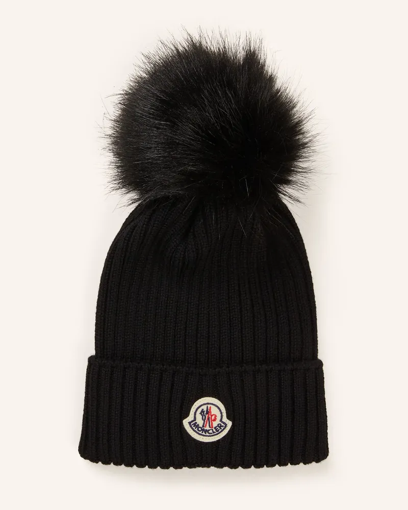 Moncler Mütze schwarz Schwarz