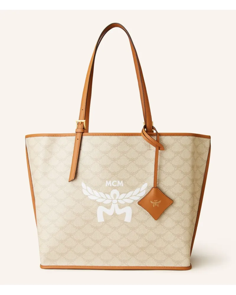 MCM Shopper LAURETOS MEDIUM Beige