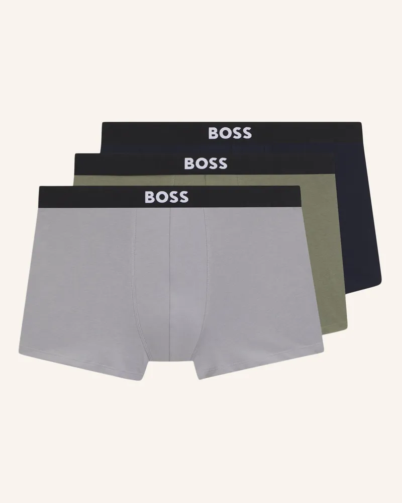 HUGO BOSS 3er-Pack Boxershorts ONE Weiss