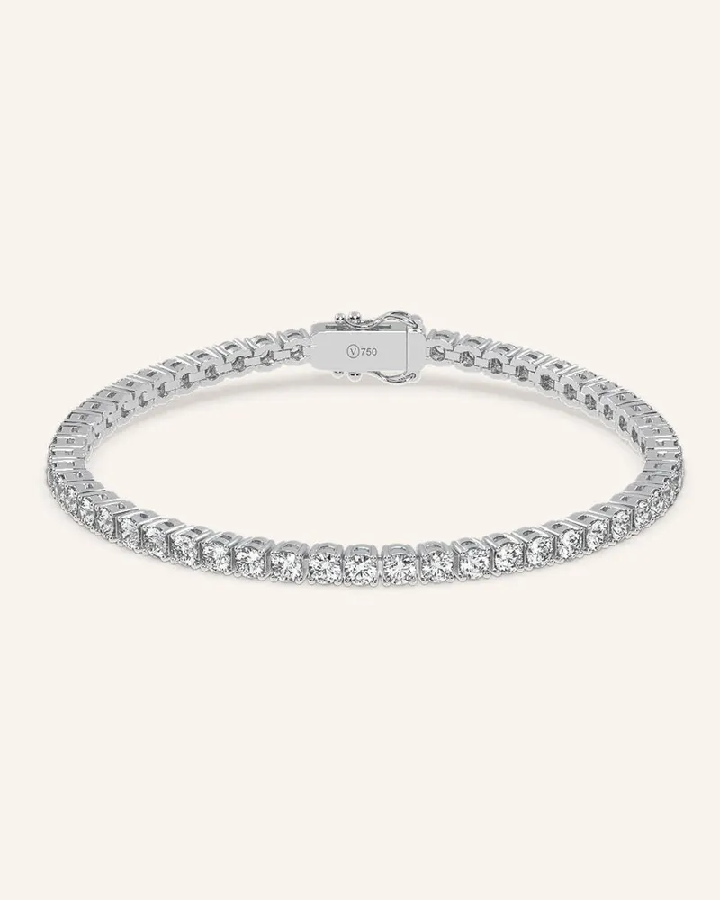 VEYNOU Armband Tennis Aus Karat Weißgold Mit 5,7ct. Diamanten silber Weissgold