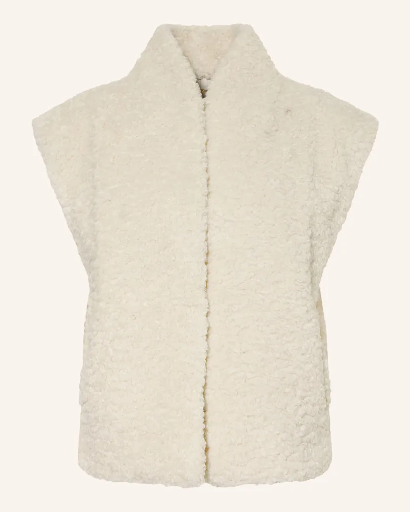 LAMARQUE Kunstfell-Weste Dua Zum Wenden beige Beige