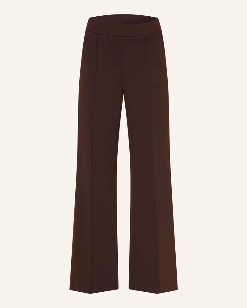 Smith & Soul Marlenehose Aus Jersey braun Dunkelbraun