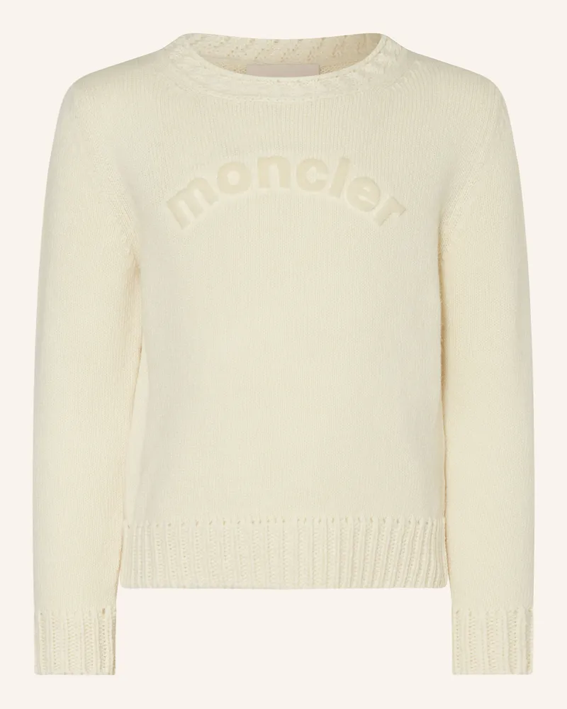 Moncler Pullover weiss Ecru