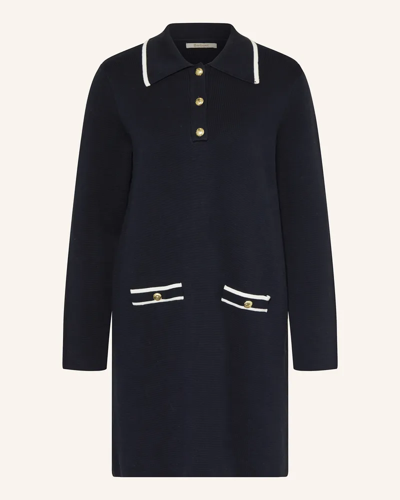 Barbour Strickkleid Dunkelblau