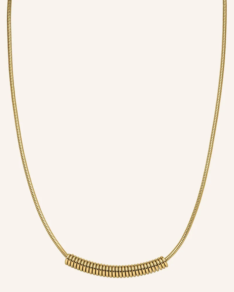Liebeskind Halskette  Aus  Edelstahl gold Gold