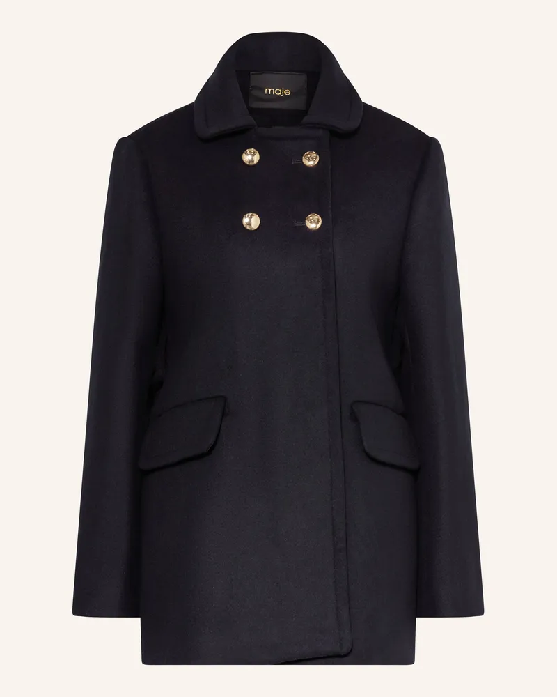 Maje Cabanmantel Schwarz