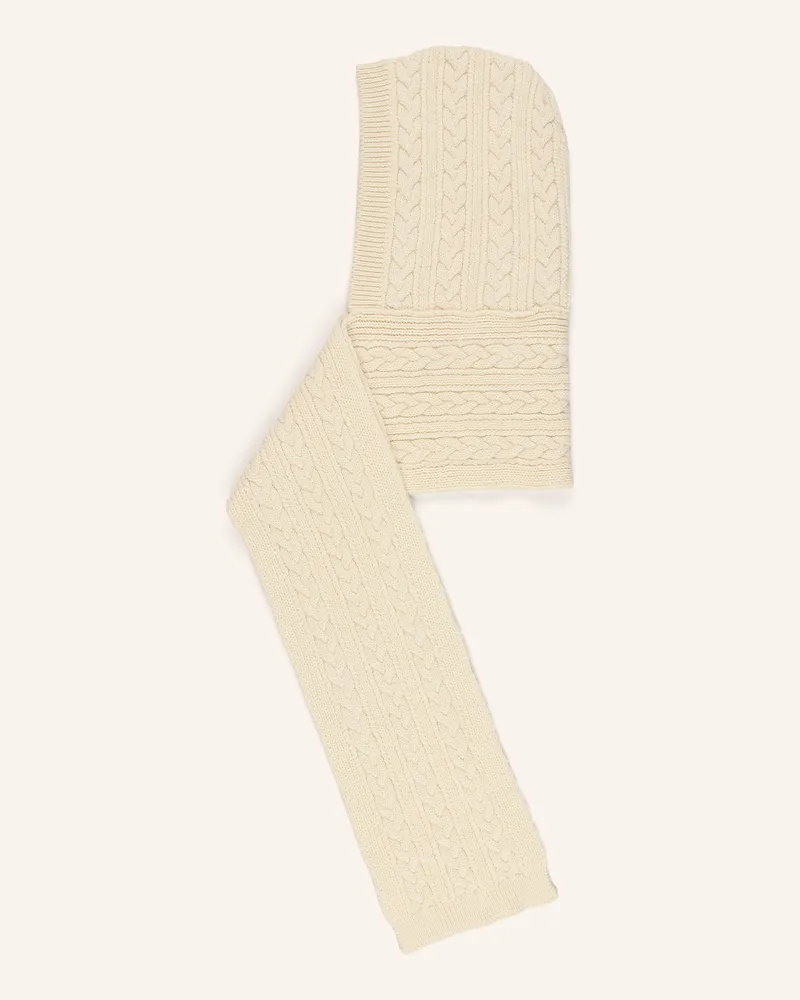 Isabel Marant Schal Honorine Mit Kapuze beige Ecru