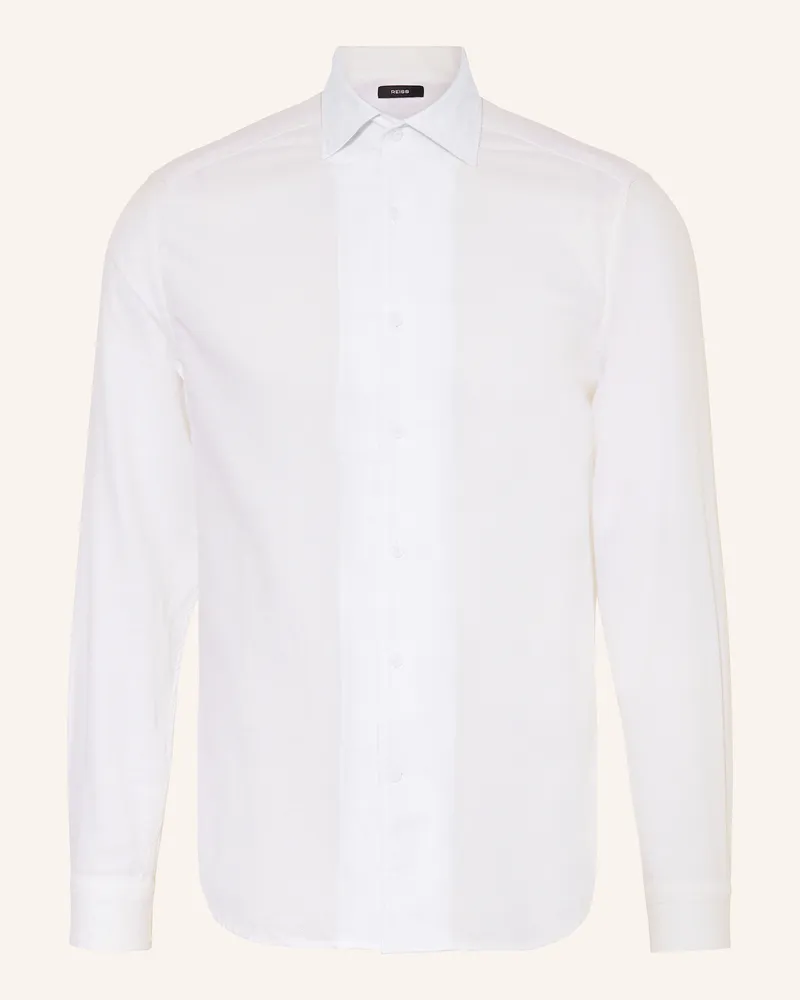 Reiss Piqué-Hemd CARVALHO Slim Fit Weiss