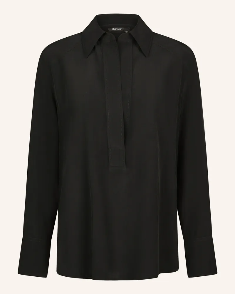 MARC AUREL Bluse schwarz Schwarz