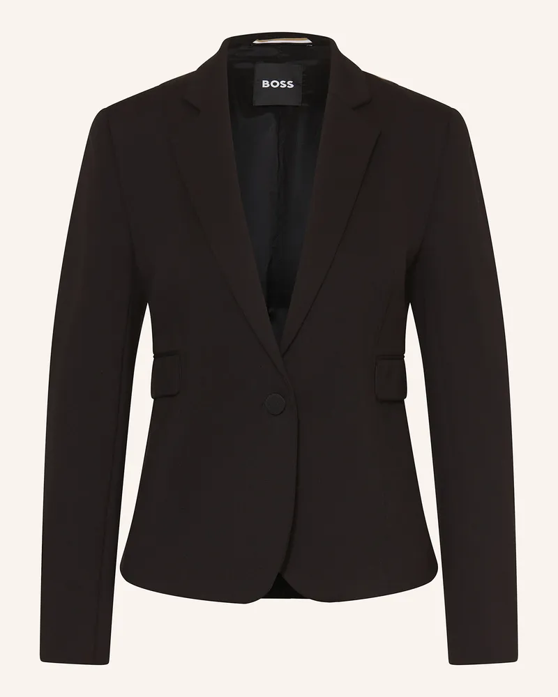 HUGO BOSS Jerseyblazer JIA Schwarz