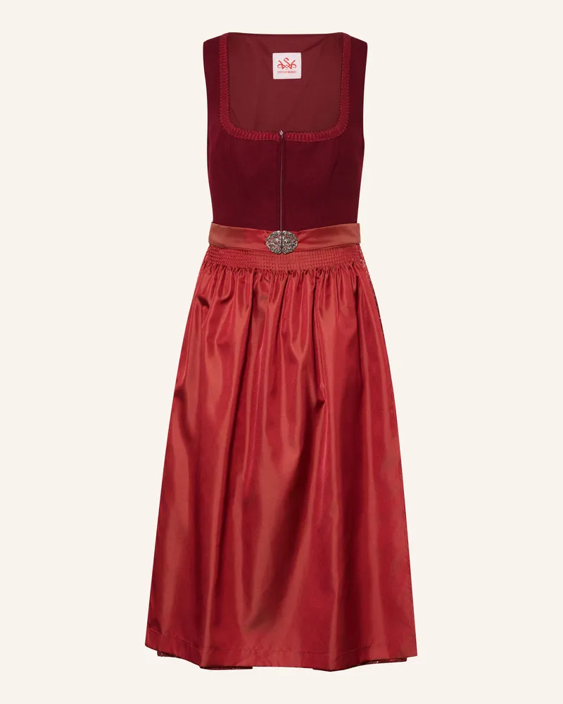 Spieth & Wensky Dirndl Kaya rot Dunkelrot