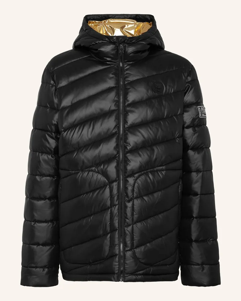 Philipp Plein Winterjacke schwarz Schwarz