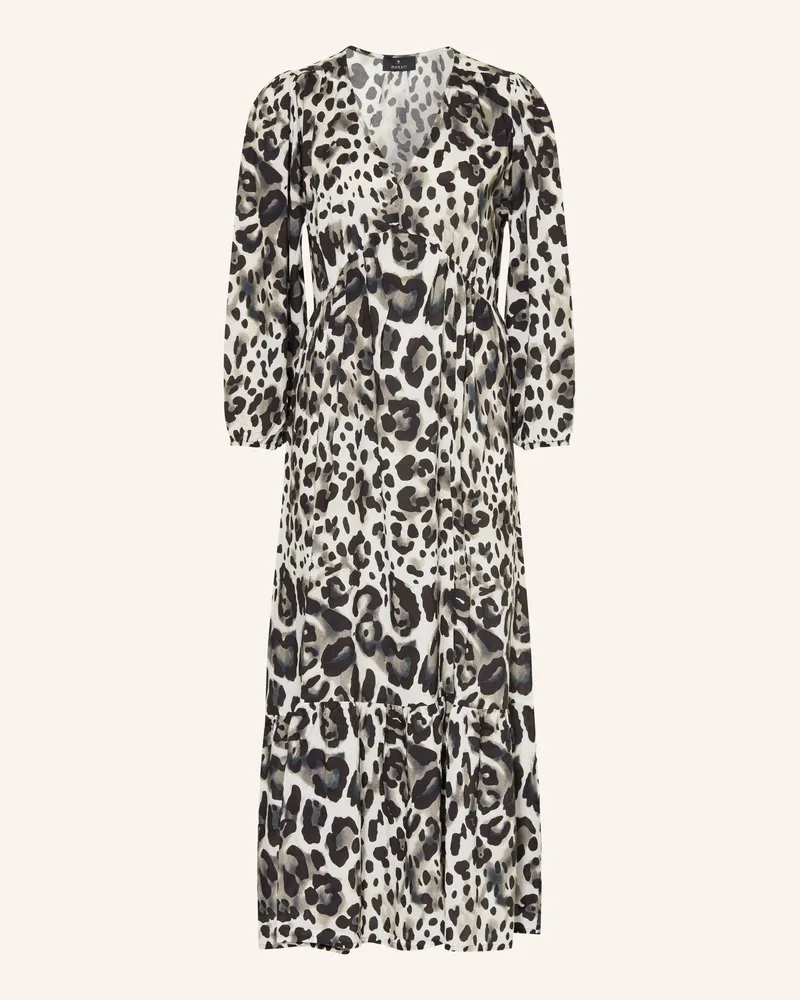 monari Kleid Mit 3/4-Arm braun Hellgrau