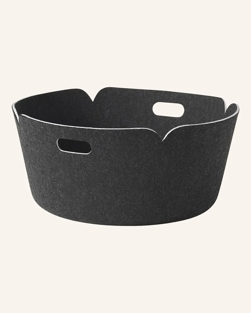Muuto Korb Restore schwarz Schwarz