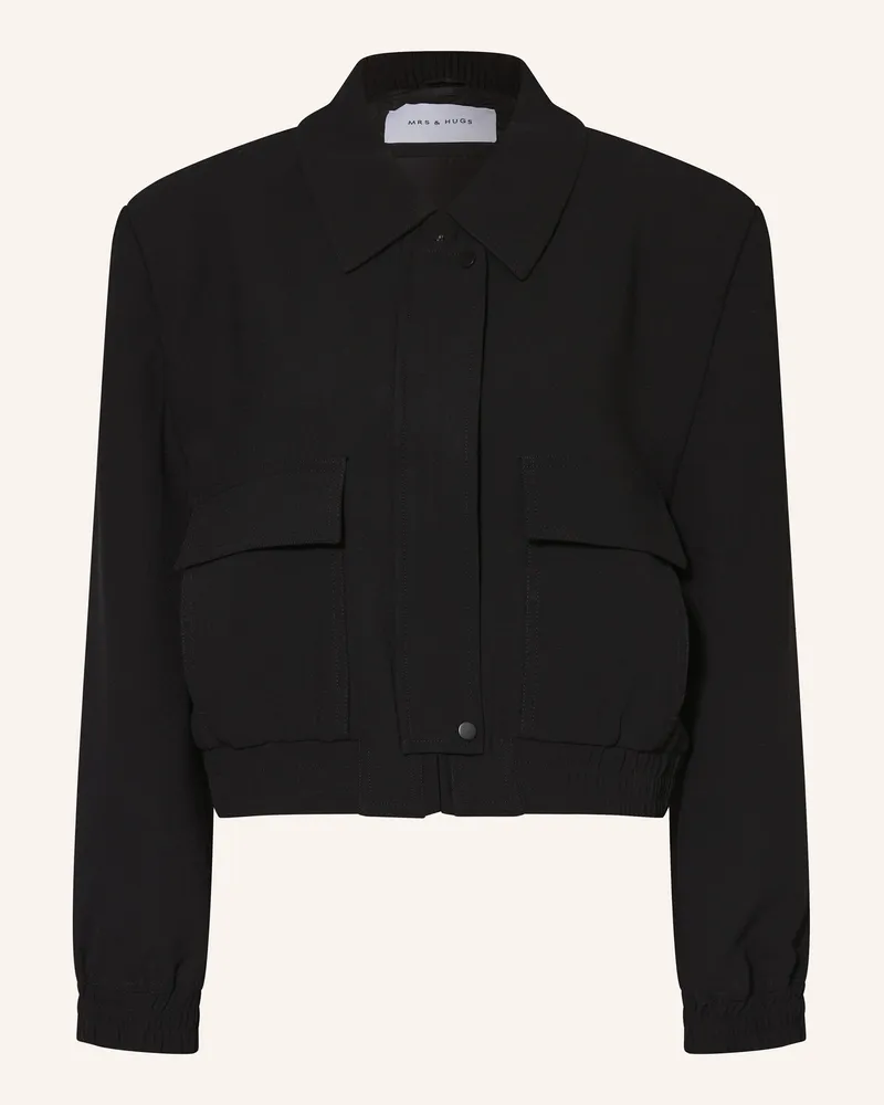 Mrs & HUGS Jacke Schwarz