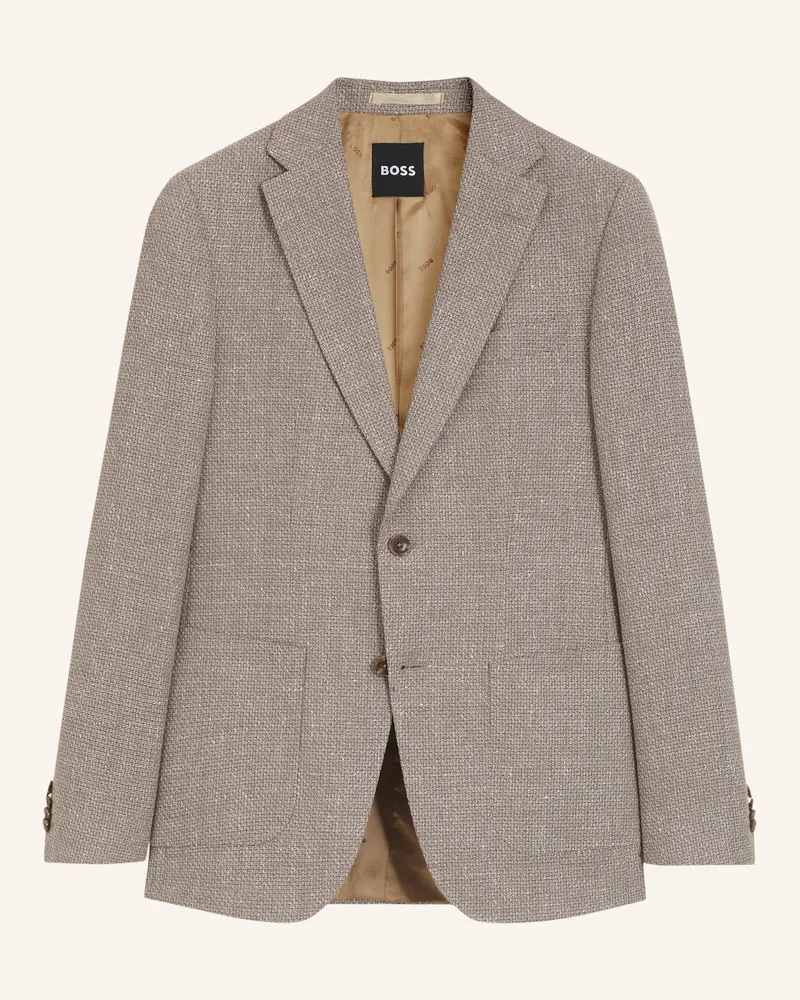 HUGO BOSS Blazer H-Hutson-2pp-263 Slim Fit beige Beige
