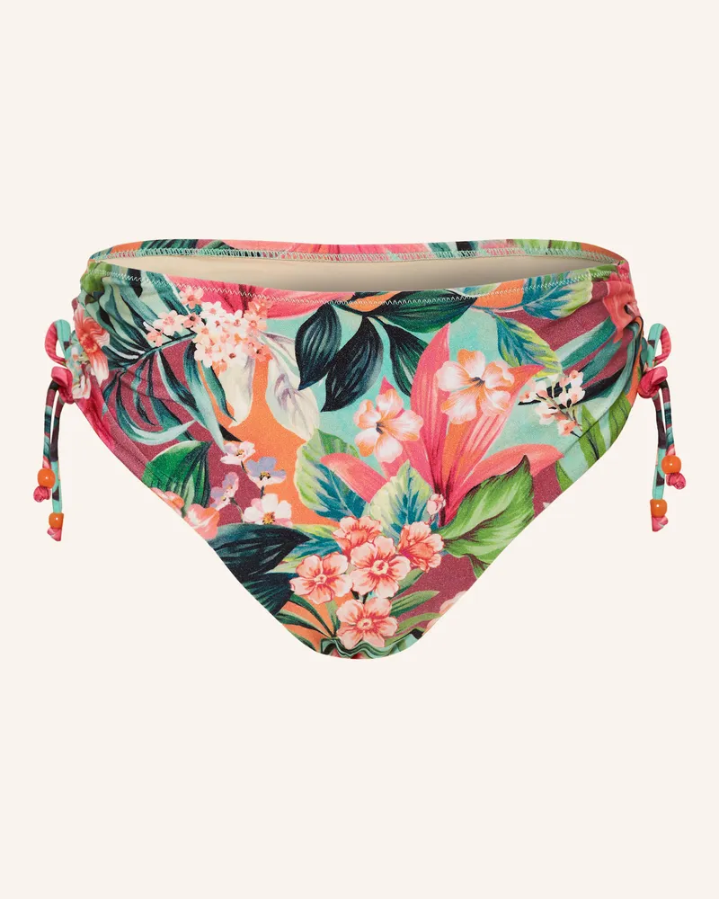 Marie Jo High-Waist-Bikini-Hose NORMA JEANNE mit Schmuckperlen Orange