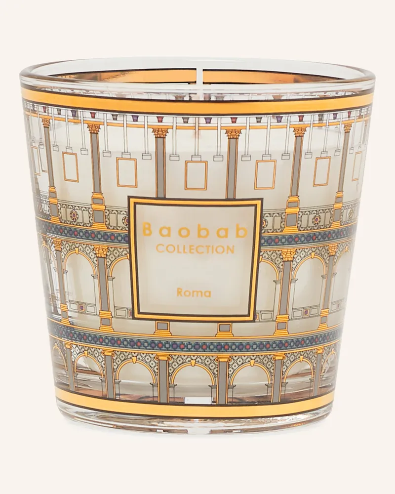 Baobab Collection Duftkerze Roma grau Weiss