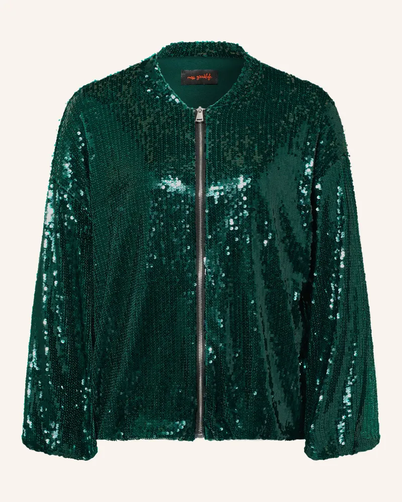 Miss Goodlife Blouson Glamour Glow Mit Pailletten gruen Grün