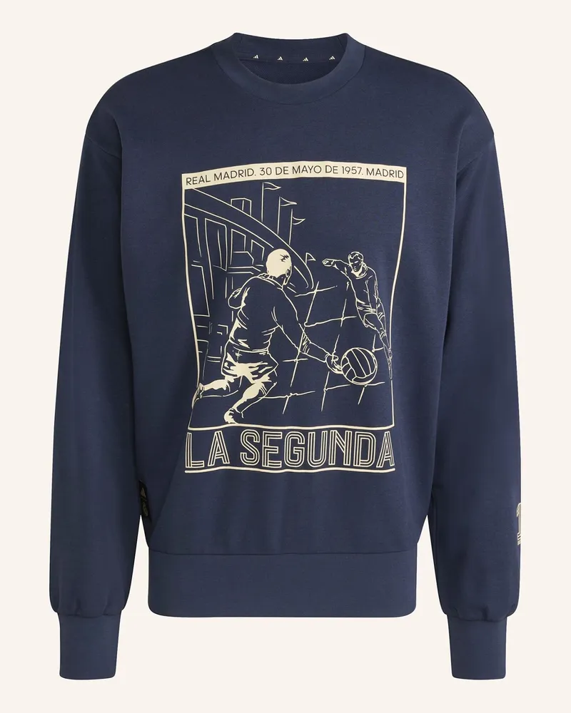 adidas Real Madrid Heritage Sweatshirt blau Blau