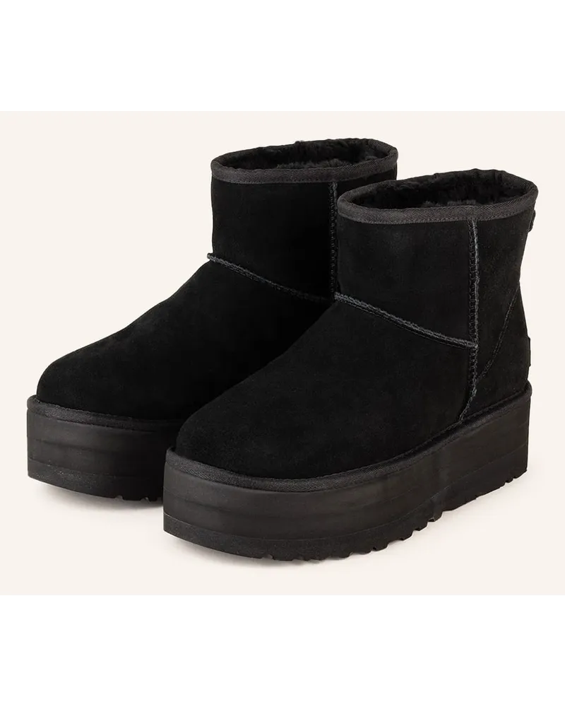 UGG Boots CLASSIC MINI PLATFORM - SCHWARZ Schwarz