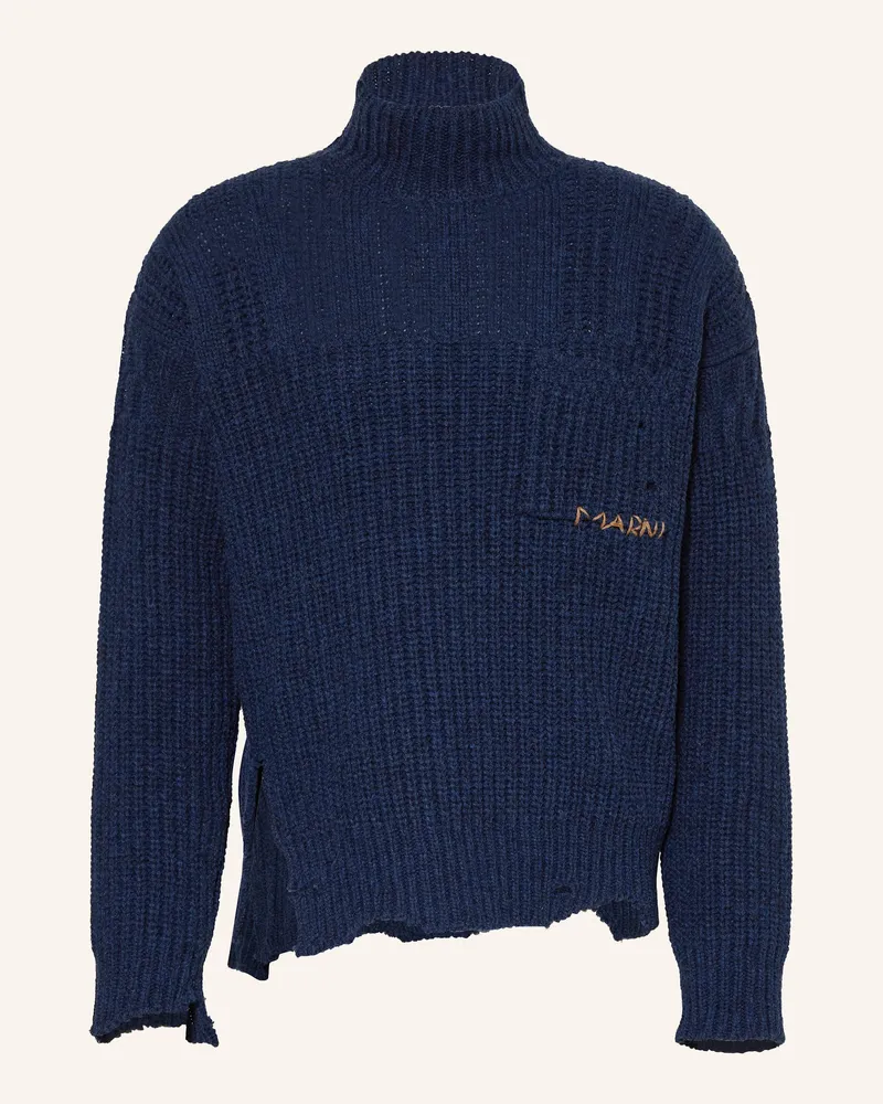 Marni Pullover blau Dunkelblau
