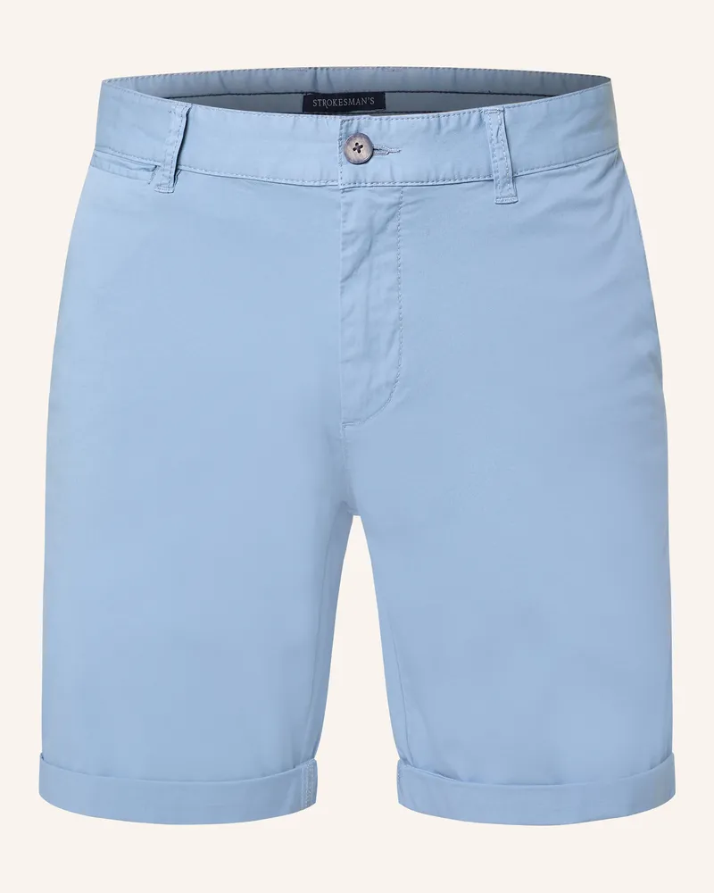 Strokesman's Chinoshorts Slim Fit Hellblau