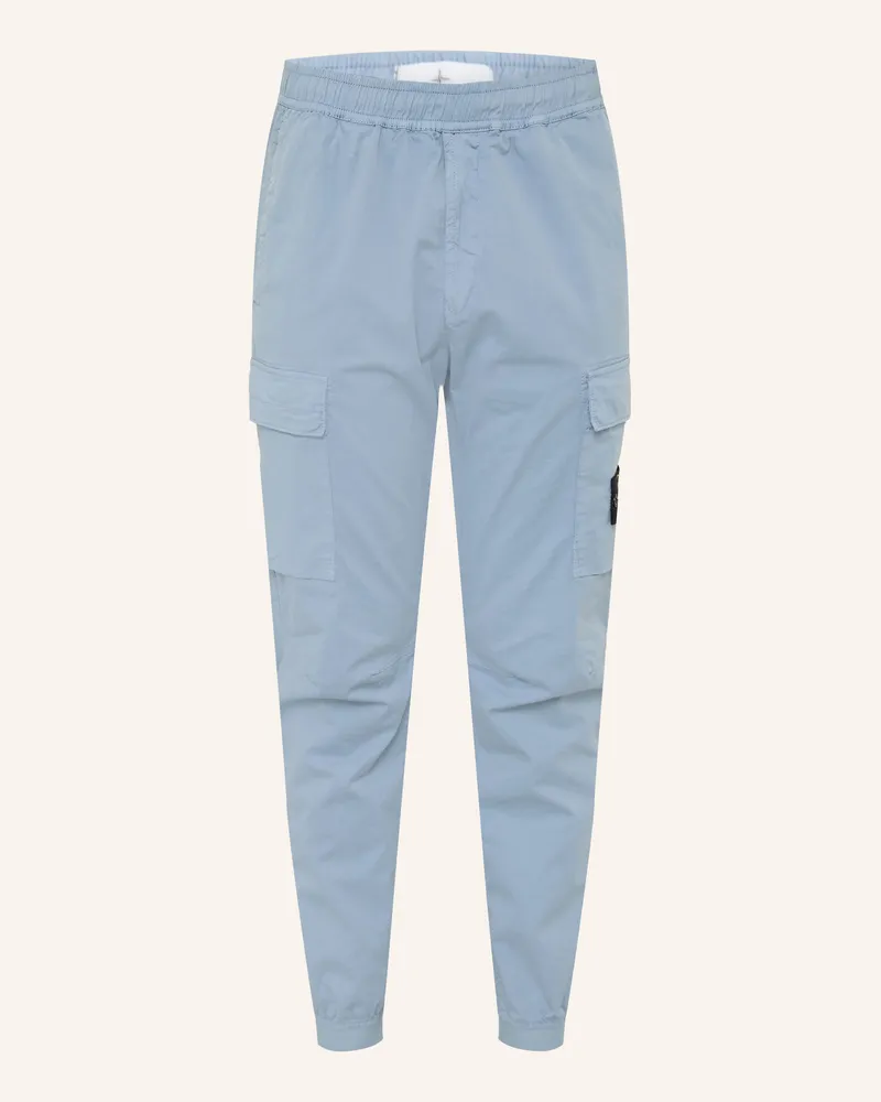 Stone Island Cargohose Extra Slim Fit Blau