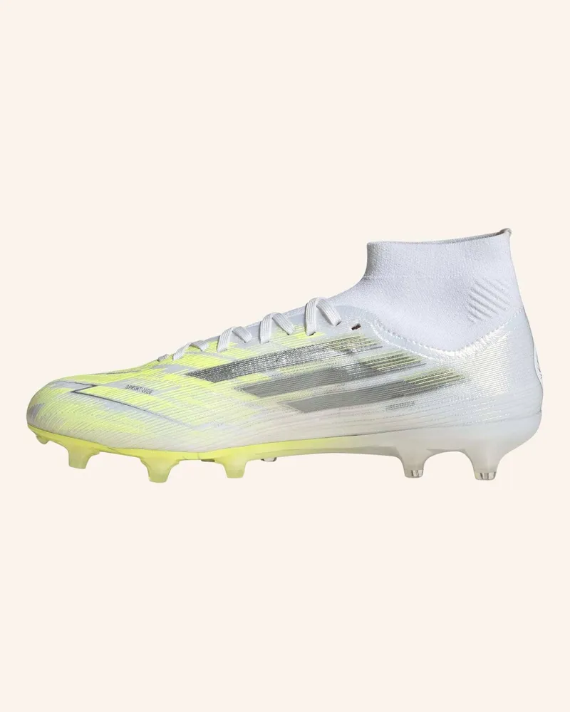 adidas f50 Sparkfusion Pro Mid Cut Firm Ground / Artificial Ground Fussballschuhe weiss Weiss