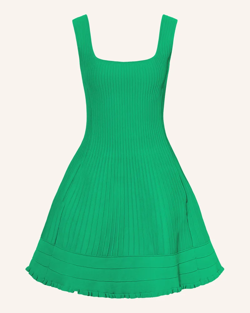 Maje Kleid Mit Volants gruen Grün