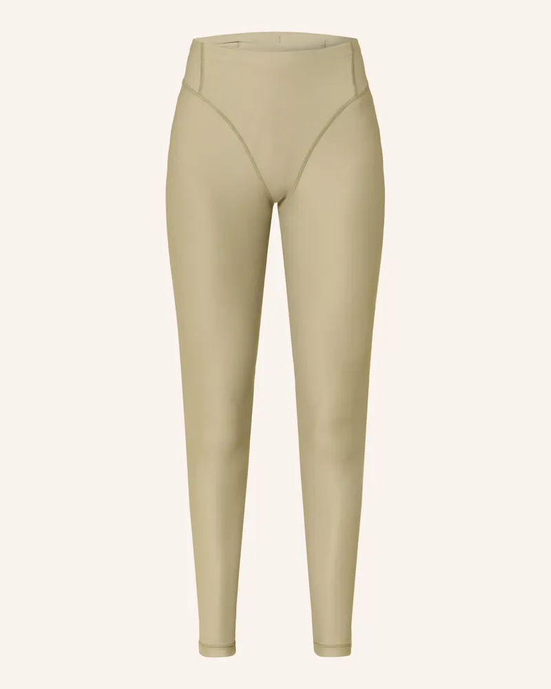 District Vision Tights Pocketed Studio Long gruen Hellgrün