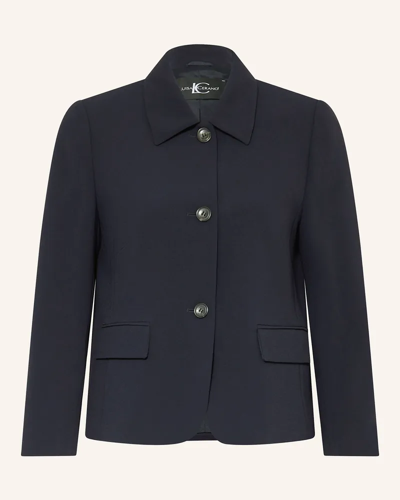 Luisa Cerano Kastenjacke Dunkelblau