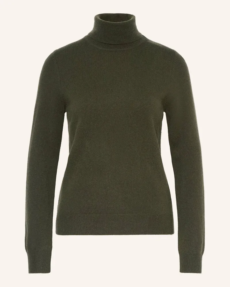 Repeat Rollkragenpullover aus Cashmere Grün