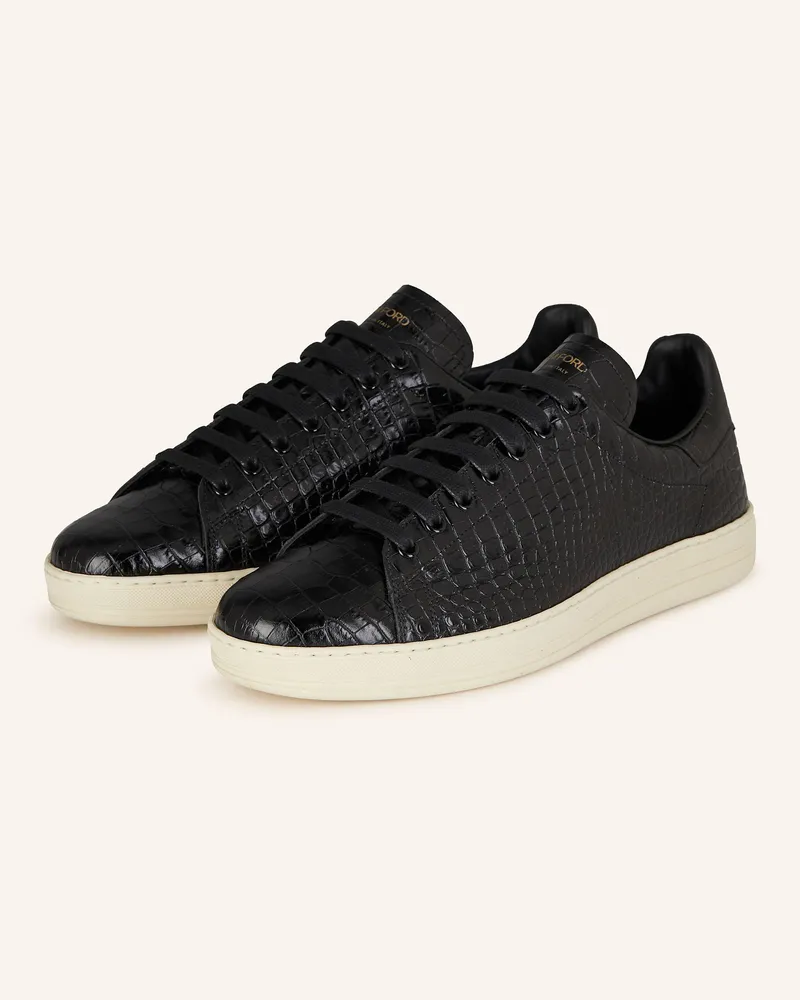 Tom Ford Sneaker Warwick schwarz Schwarz