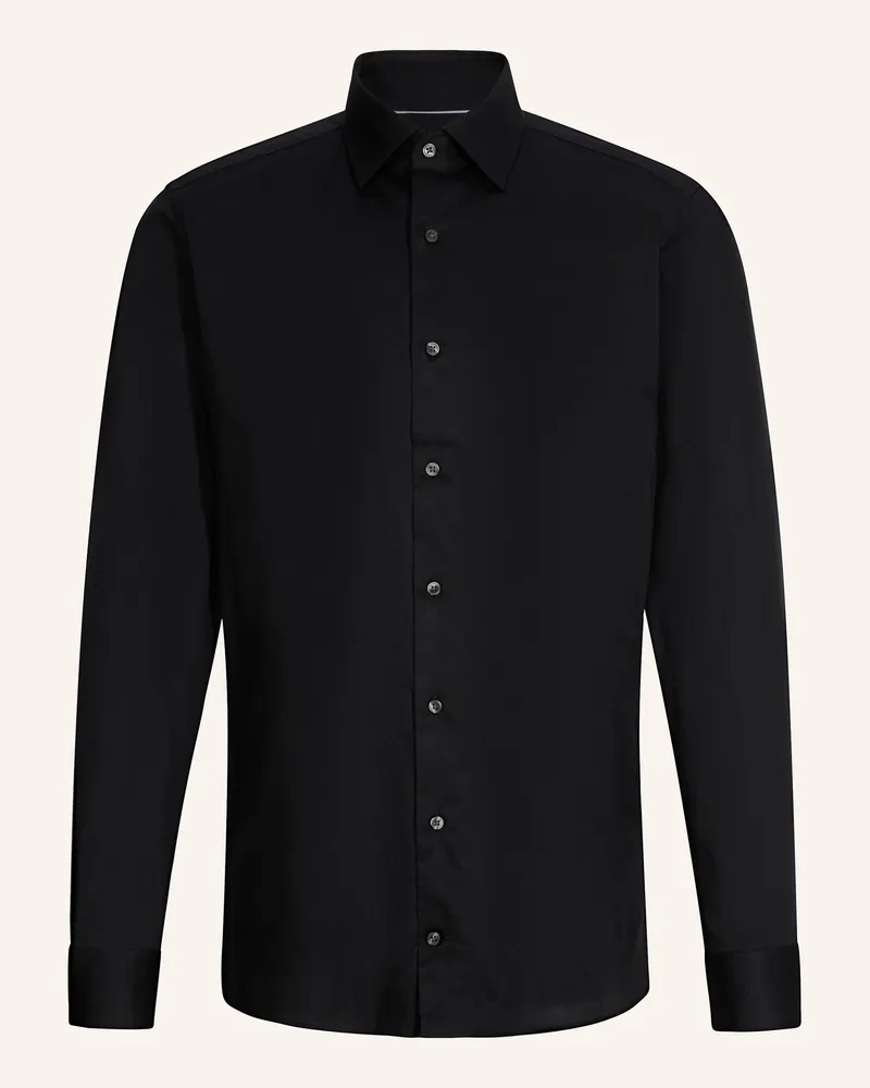 Strellson Hemd schwarz Schwarz