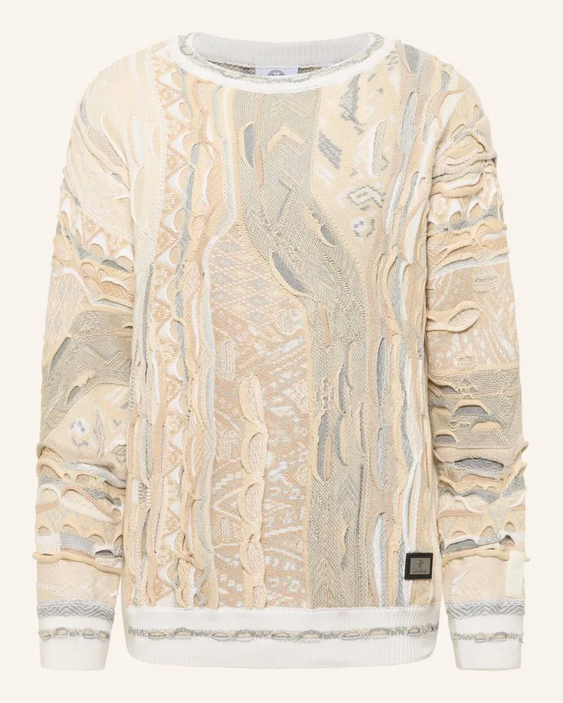 Carlo Colucci Strickpullover FAZZI Beige