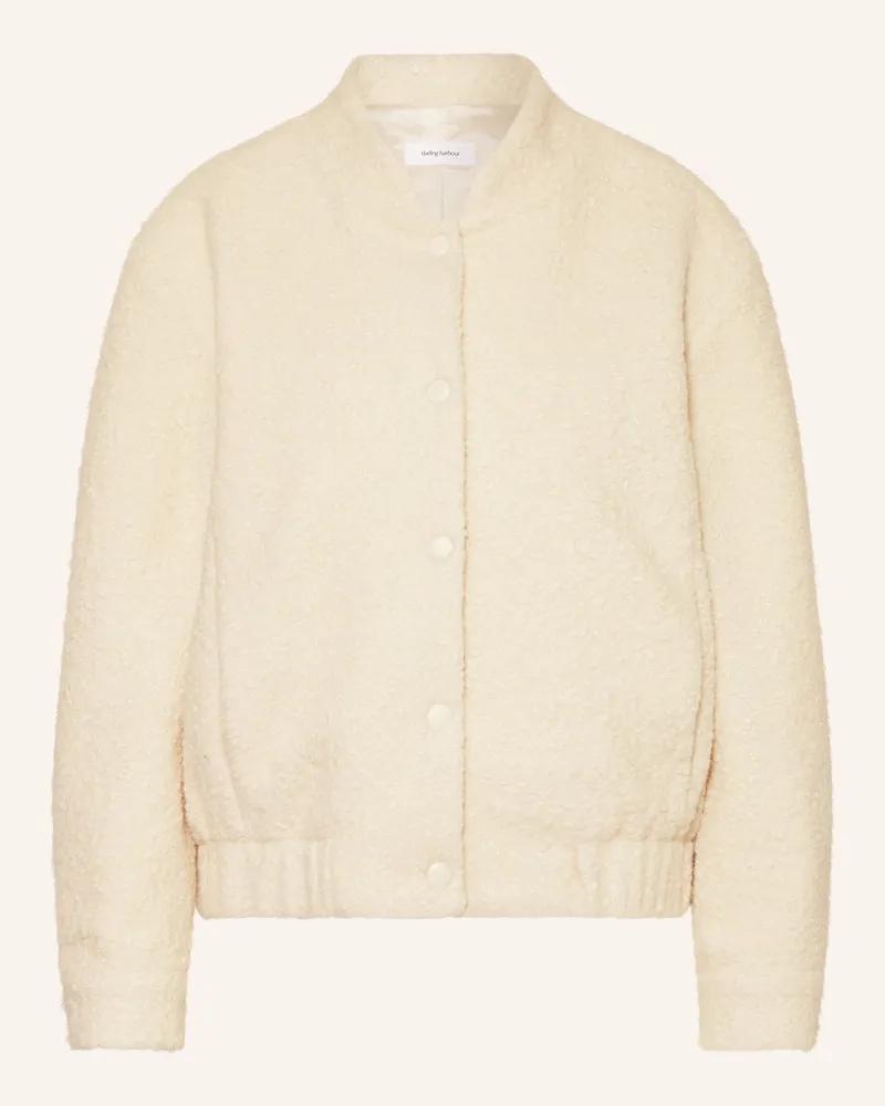 Darling Harbour Blouson Aus Teddyfell weiss Ecru