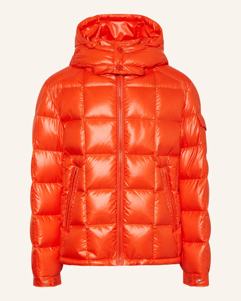 Moncler Daunenjacke JEFF mit abnehmbarer Kapuze Orange
