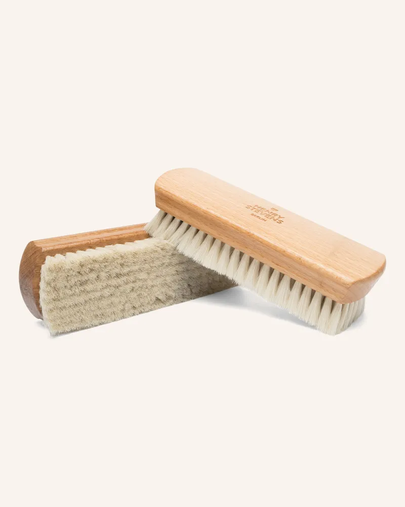 Henry Stevens Schuhbürsten Ziegenhaarbürste-Hell beige Hell